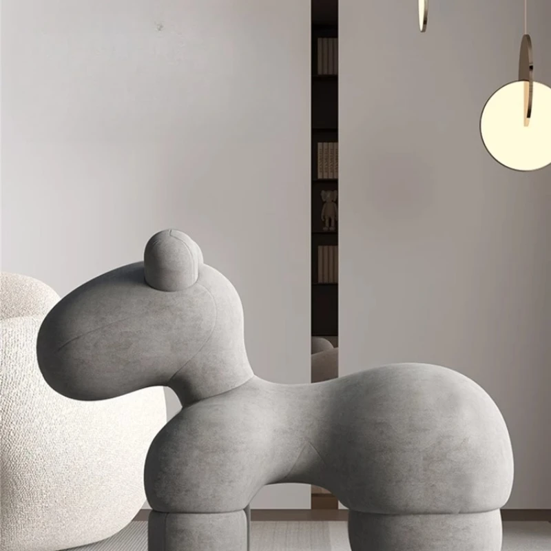 Pony Chair Creative Chair Living Room Puppy Chair Animal Stool Personalized Children's Stool Cartoon Modeling Animal Seat
Pony Chair Creative Chair Living Room Puppy Chair Animal Stool Personalized Children's Stool Cartoon Modeling Animal Seat