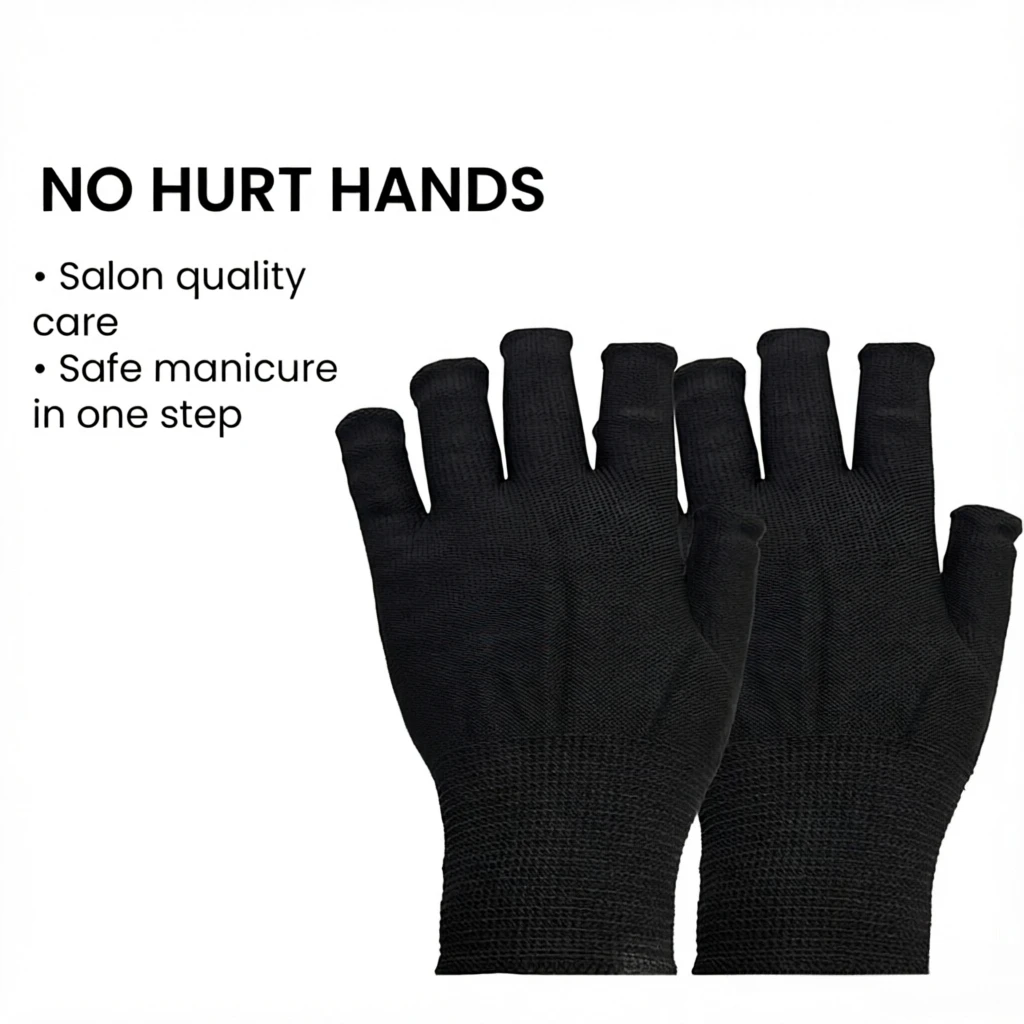Nail Tools Anti-Uv Fingerless Gloves Sun Black Half Exposed Short Section Gloves Half Exposed Fingertips Phototherapy Gloves
Nail Tools Anti-Uv Fingerless Gloves Sun Black Half Exposed Short Section Gloves Half Exposed Fingertips Phototherapy Gloves