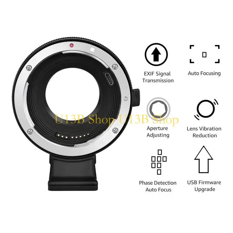U13B Lens Adapter Auto-Focus Control Ring for EF/EF-S Lens Adapter Ring Replacement Accessories
U13B Lens Adapter Auto-Focus Control Ring for EF/EF-S Lens Adapter Ring Replacement Accessories