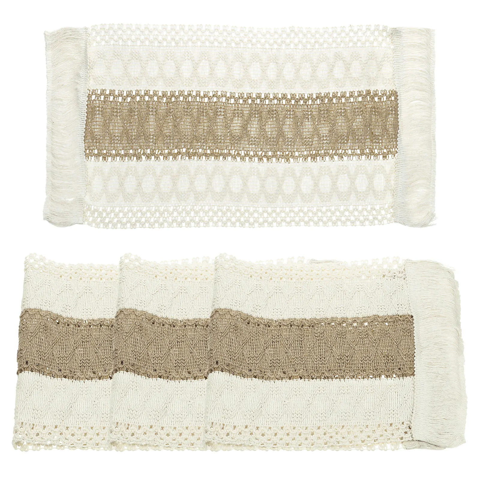 4Pcs Woven Cloth Placemats, Doilies with Tassels Place Mats for Dining Table Kitchen Party 11.81x19.69 inch, Soft Brown
4Pcs Woven Cloth Placemats, Doilies with Tassels Place Mats for Dining Table Kitchen Party 11.81x19.69 inch, Soft Brown