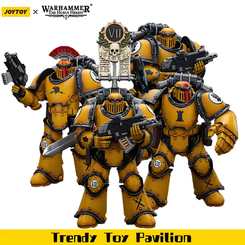 【JOYTOY】Warhammer 40K Imperial Fists Mkll Tactical Legionaries 4 шт. 1/18 экшн-фигурка Коллекция игрушек 
【JOYTOY】Warhammer 40K Imperial Fists Mkll Tactical Legionaries 4 шт. 1/18 экшн-фигурка Коллекция игрушек