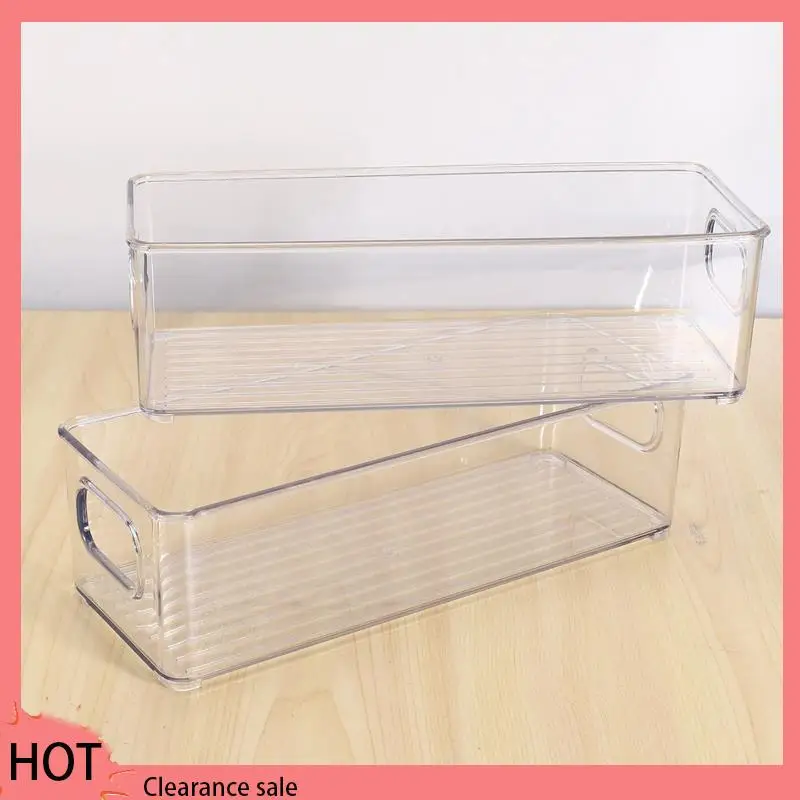 A88Z 6 Pcs Refrigerator Organizer Bins, Clear Stackable Plastic Food Storage Rack With Handles For Pantry, Kitchen
A88Z 6 Pcs Refrigerator Organizer Bins, Clear Stackable Plastic Food Storage Rack With Handles For Pantry, Kitchen