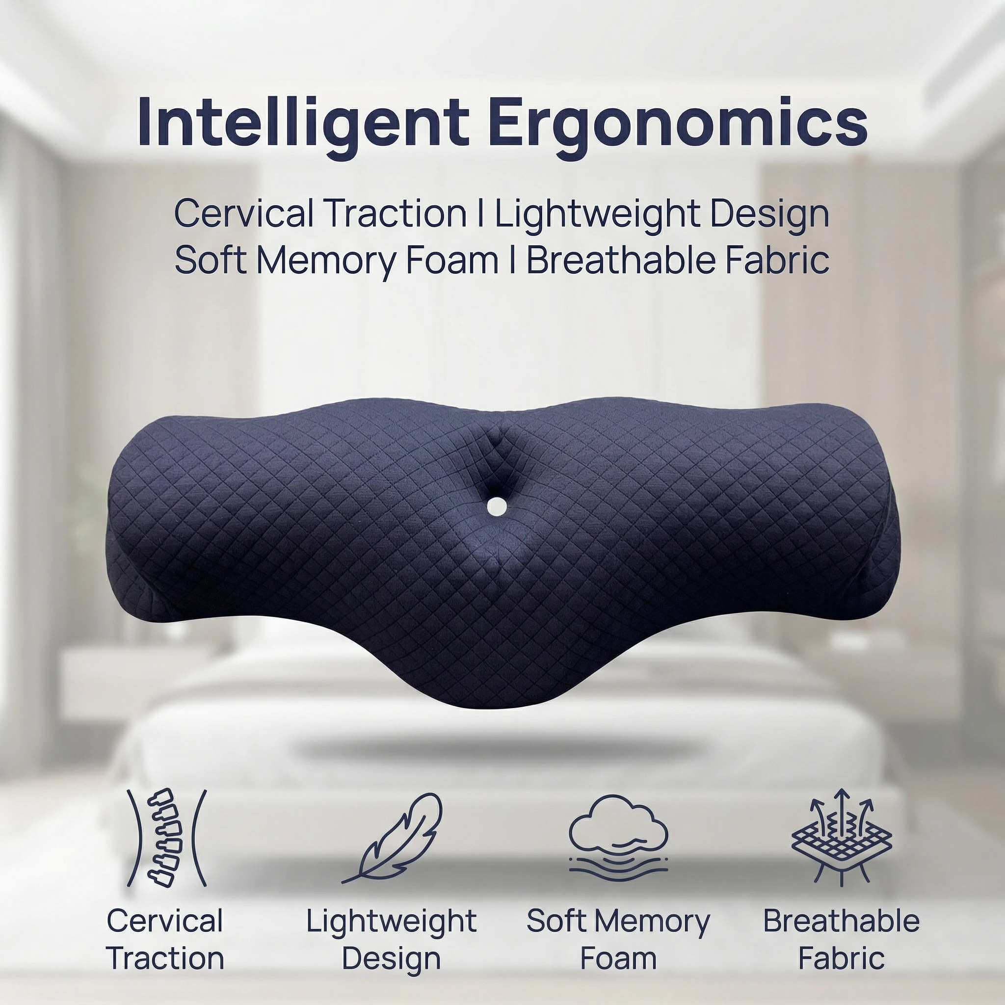 Cervical Neck Pillows for Pain Relief Sleeping,Memory Foam Neck Bolster Support Pillow for Stiff Pain Relief,Neck Support Pillow
Cervical Neck Pillows for Pain Relief Sleeping,Memory Foam Neck Bolster Support Pillow for Stiff Pain Relief,Neck Support Pillow