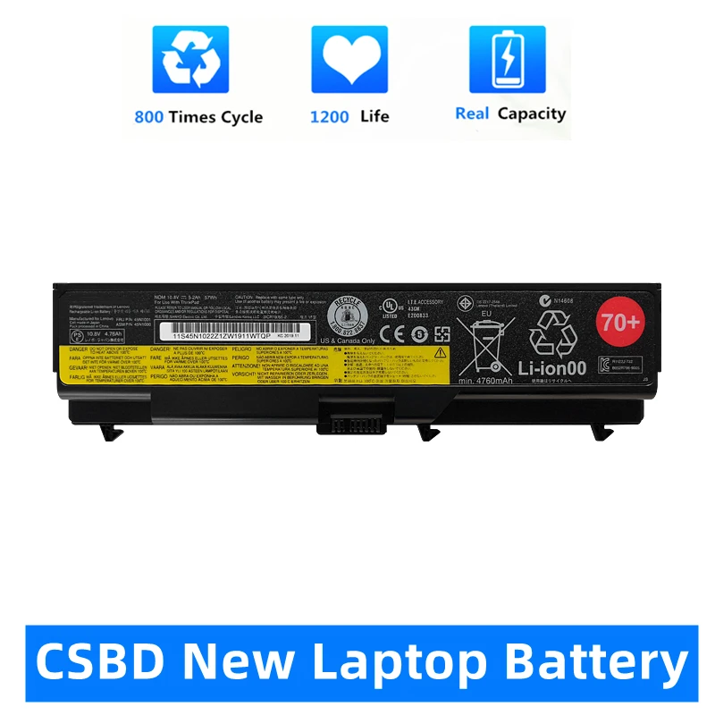 CSBD New Laptop Battery For Lenovo ThinkPad T430 T430I L430 T530 T530I L530 W530 45N1005 45N1004 45N1001 45N1000 57WH/94wh
CSBD New Laptop Battery For Lenovo ThinkPad T430 T430I L430 T530 T530I L530 W530 45N1005 45N1004 45N1001 45N1000 57WH/94wh