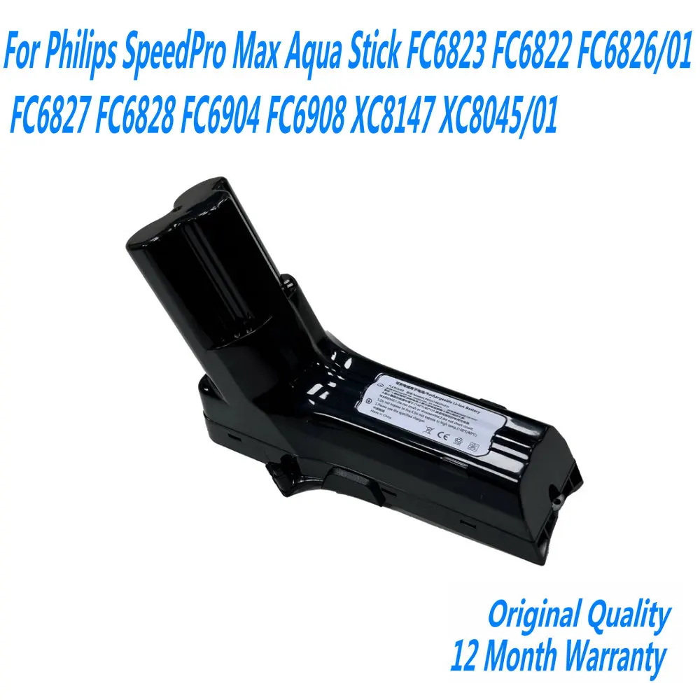 2600mAh Battery For Philips SpeedPro Max Aqua Stick FC6823 FC6822 FC6826/01 FC6827 FC6828 FC6904 FC6908 XC8147 XC8045/01
2600mAh Battery For Philips SpeedPro Max Aqua Stick FC6823 FC6822 FC6826/01 FC6827 FC6828 FC6904 FC6908 XC8147 XC8045/01