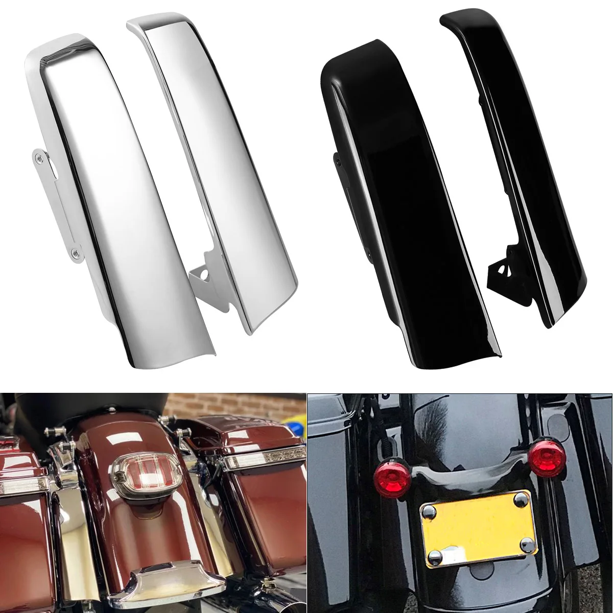 Rear Fender Saddlebag Filler Panels For Harley Touring Road King Electra Glide Standard Ultra Classic Limited 2014-2024
Rear Fender Saddlebag Filler Panels For Harley Touring Road King Electra Glide Standard Ultra Classic Limited 2014-2024