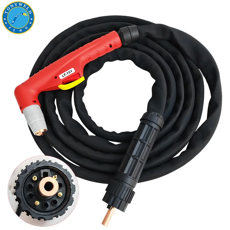 Industrial Handheld Trafimet A151 Plasma Torch 150A Cutting Gun with Euro Central Connector -5M
Industrial Handheld Trafimet A151 Plasma Torch 150A Cutting Gun with Euro Central Connector -5M