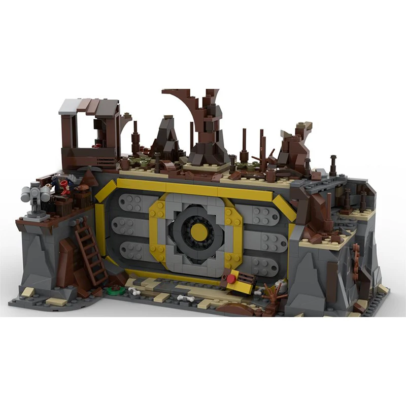 Игра Fallout series, кубики для выживания с ядерным укрытием для фанатов, трехмерная модель MOC, Подарочная сцена с ядерным укрытием
Игра Fallout series, кубики для выживания с ядерным укрытием для фанатов, трехмерная модель MOC, Подарочная сцена с ядерным укрытием