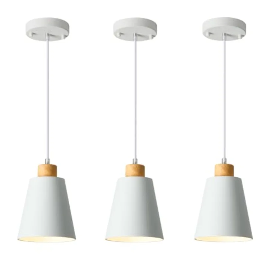 White Pendant Light Kitchen Island Wood Pendant Lighting Mini Modern Hanging Light Small Pendant Light Fixture for Dining RoomB
White Pendant Light Kitchen Island Wood Pendant Lighting Mini Modern Hanging Light Small Pendant Light Fixture for Dining RoomB