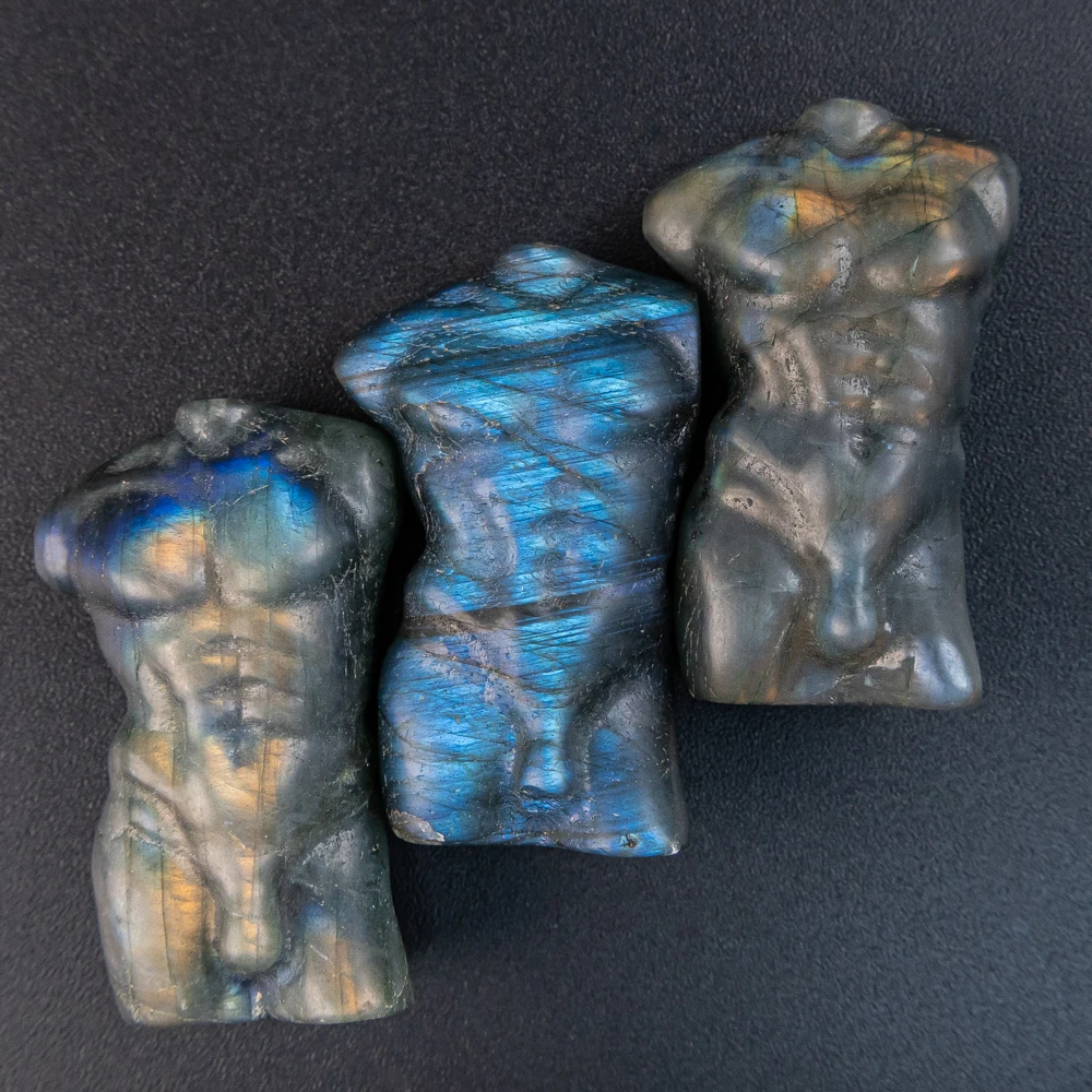 1Pcs Dramatic Iridescent Labradorite Pendant 38X23X14mm Handmade Carved Male Body for Jewelry Making Diy Charms Accessories
1Pcs Dramatic Iridescent Labradorite Pendant 38X23X14mm Handmade Carved Male Body for Jewelry Making Diy Charms Accessories