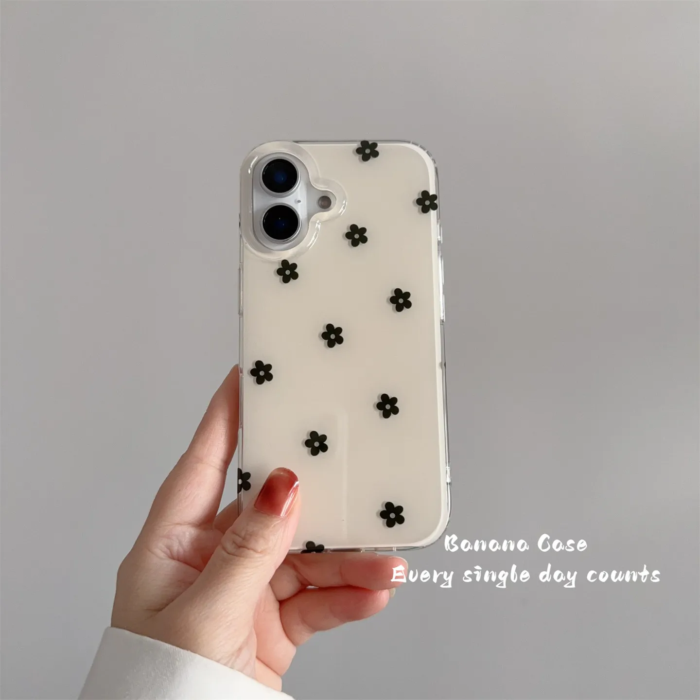 Milk Apricot Black Small Flowers Phone Case For iPhone 17 AIR 16 15 14 13 12 11ProMax Transparent Framed Macropore Cover
Milk Apricot Black Small Flowers Phone Case For iPhone 17 AIR 16 15 14 13 12 11ProMax Transparent Framed Macropore Cover