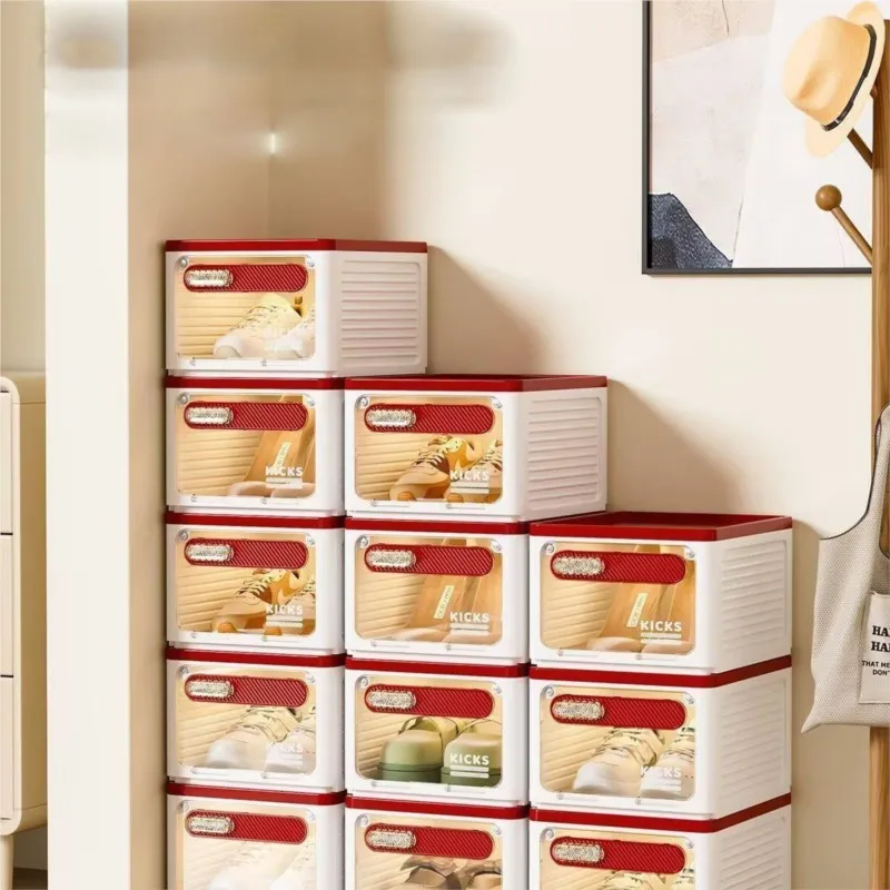 2026 New Creative Large Capacity Shoe Storage Box Home Transparent Acrylic Decorational Shoe Box Home Foldable Shoe Box LJ560
2026 New Creative Large Capacity Shoe Storage Box Home Transparent Acrylic Decorational Shoe Box Home Foldable Shoe Box LJ560