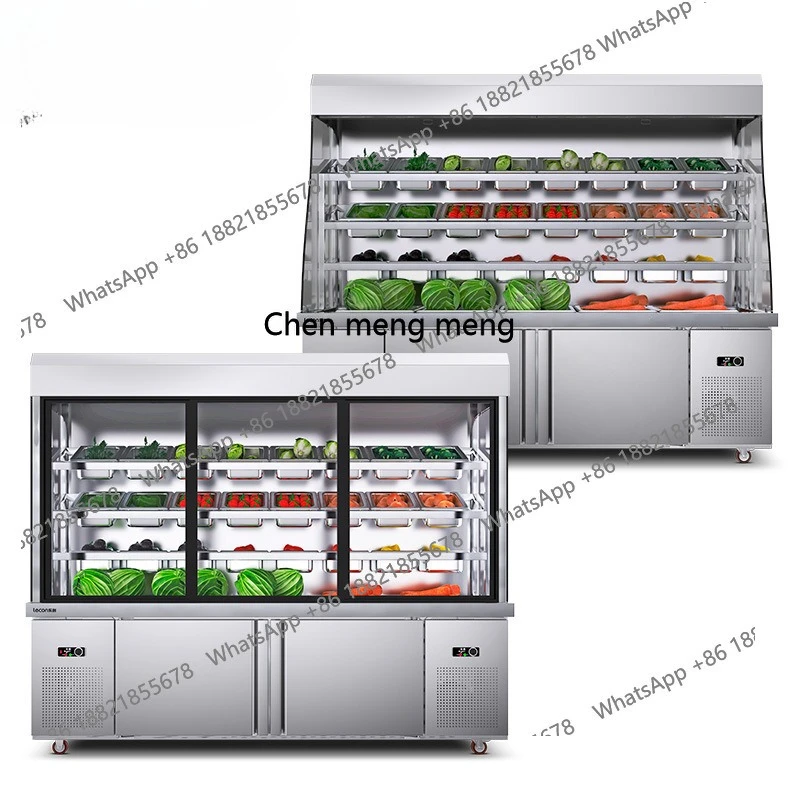 Malatang cold dishes display a la carte cabinet commercial vertical freezing slotted refrigerated freezer
Malatang cold dishes display a la carte cabinet commercial vertical freezing slotted refrigerated freezer