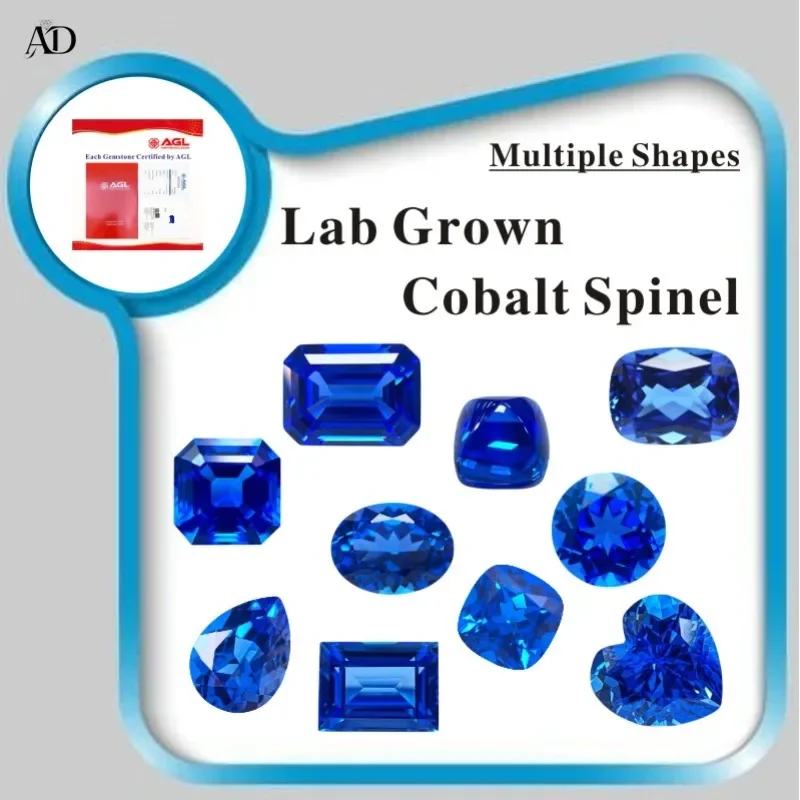A+Lab Grown Cobalt Spinel Multiple Shapes Gemstone for DIY Ring Necklace Earrings Main Materials Selectable Certificate
A+Lab Grown Cobalt Spinel Multiple Shapes Gemstone for DIY Ring Necklace Earrings Main Materials Selectable Certificate