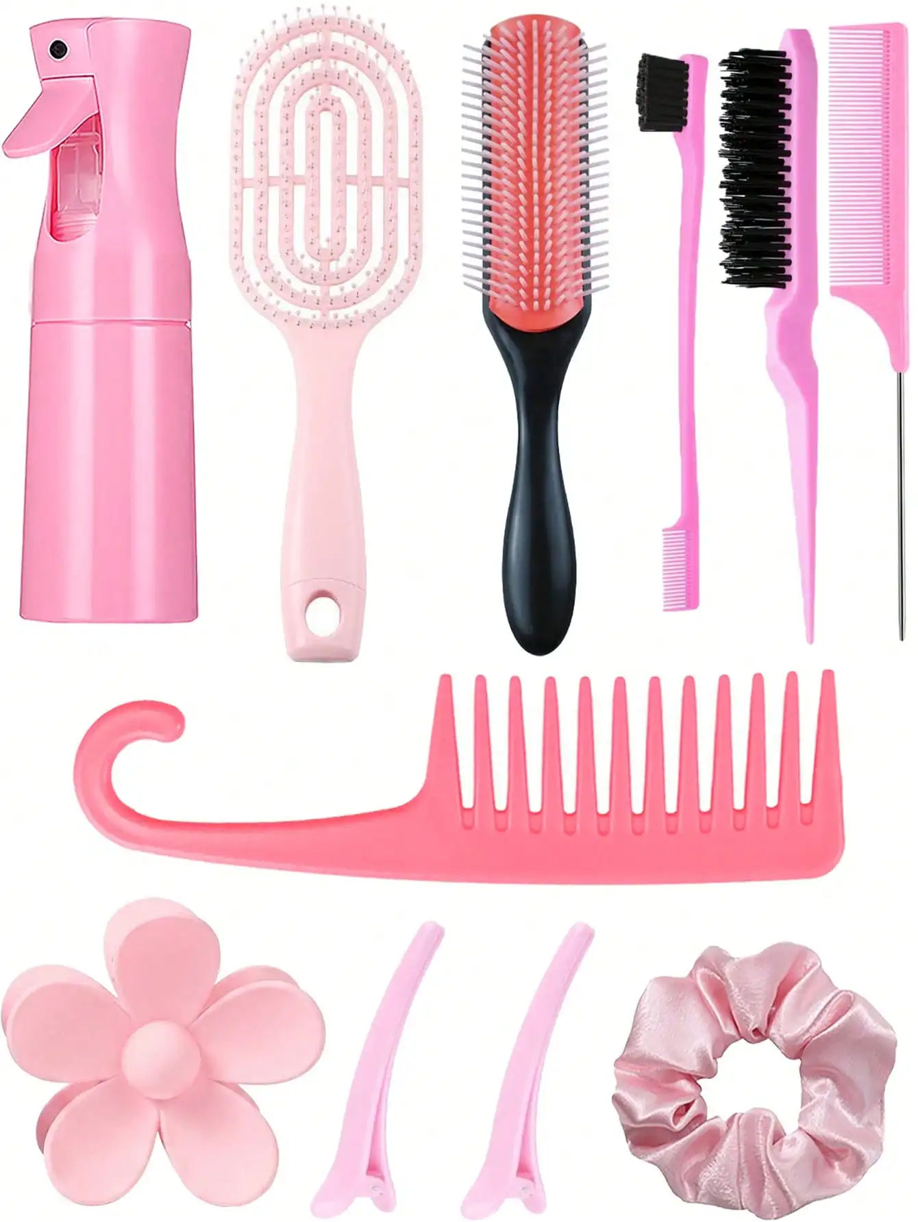5pcs/10pcs Finger Clip Hair Clips, 20pcs Black Plastic Hair Combs, Reusable Ring Hair Styling Tools Accessories, Suitable For Braiding, Parting, DIY Hairstyles, Home & Salon Use
5pcs/10pcs Finger Clip Hair Clips, 20pcs Black Plastic Hair Combs, Reusable Ring Hair Styling Tools Accessories, Suitable For Braiding, Parting, DIY Hairstyles, Home & Salon Use