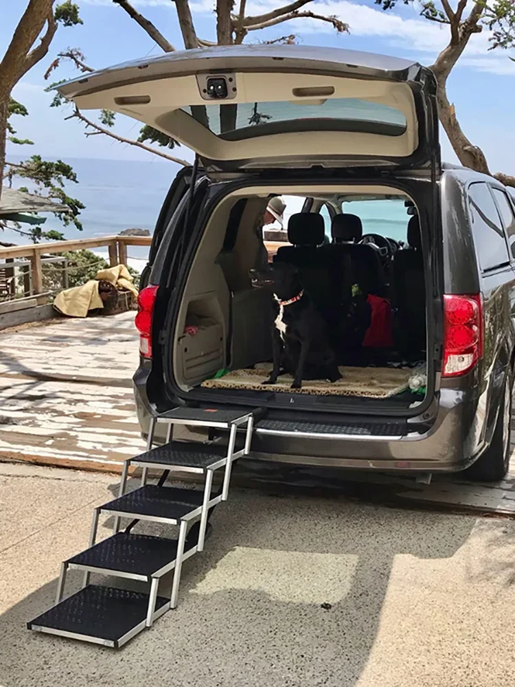 Pet stairs dog getting on and off ladder large dog slope steps non-slip plastic folding car climbing ladder
Pet stairs dog getting on and off ladder large dog slope steps non-slip plastic folding car climbing ladder