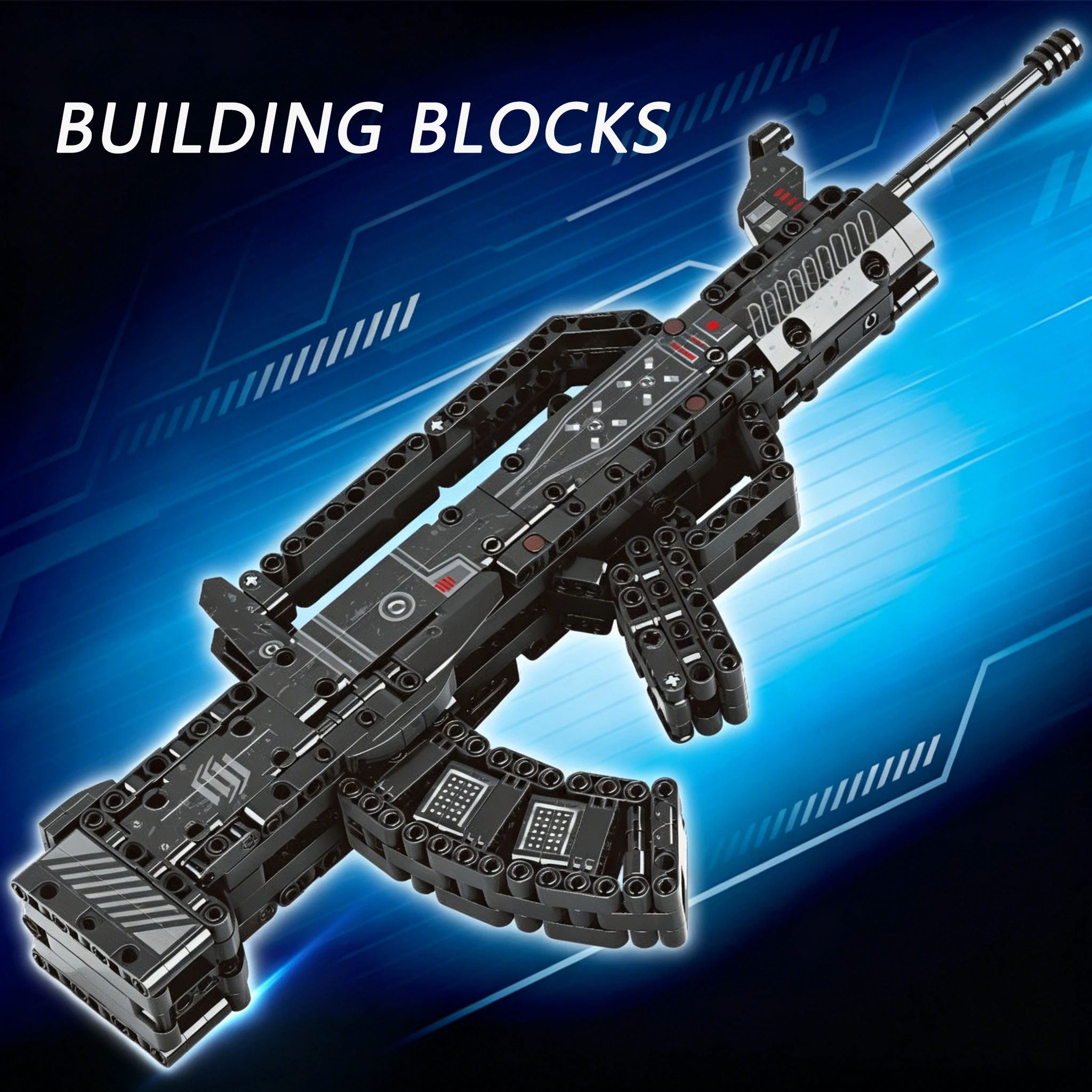 Building Blocks Gun Rifle Toy DIY Bricks Model Educational Construction Toy Christmas Gift Birthday Gift
Building Blocks Gun Rifle Toy DIY Bricks Model Educational Construction Toy Christmas Gift Birthday Gift