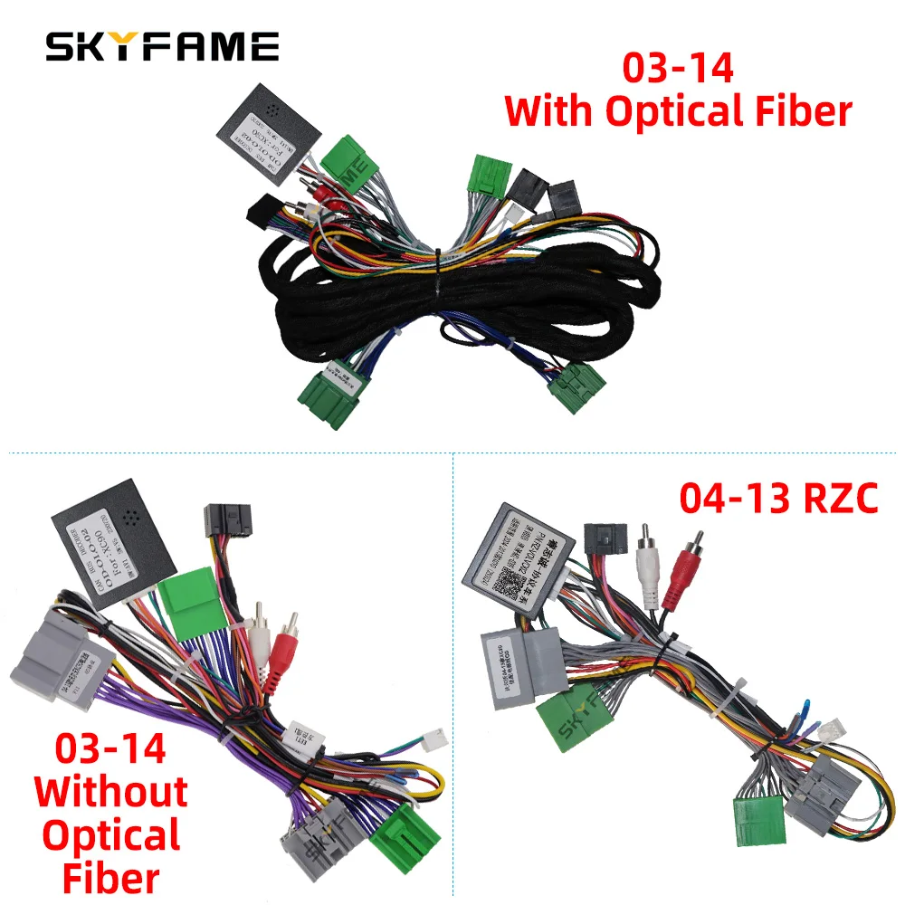SKYFAME Car 16Pin Wiring Harness Adapter Canbus Box Decoder Android Radio Power Cable For Volvo XC90 S90 V90 OD-OLO-02
SKYFAME Car 16Pin Wiring Harness Adapter Canbus Box Decoder Android Radio Power Cable For Volvo XC90 S90 V90 OD-OLO-02