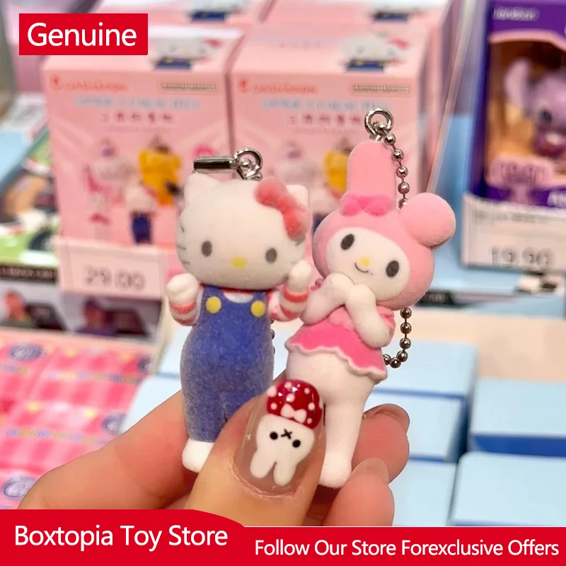 New Genuine Sanrio Flocked Hello Kitty Kuromi My Melody Pom Pom Purin Cinnamoroll Mystery Box Keychain Bag Charm Birthday Gift
New Genuine Sanrio Flocked Hello Kitty Kuromi My Melody Pom Pom Purin Cinnamoroll Mystery Box Keychain Bag Charm Birthday Gift