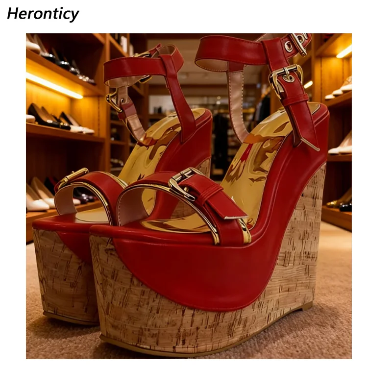 Heronticy Handmade Pink Leather Wedge Sandals - Cork Platform Ankle Strap Design Ladies US Size 5-16
Heronticy Handmade Pink Leather Wedge Sandals - Cork Platform Ankle Strap Design Ladies US Size 5-16