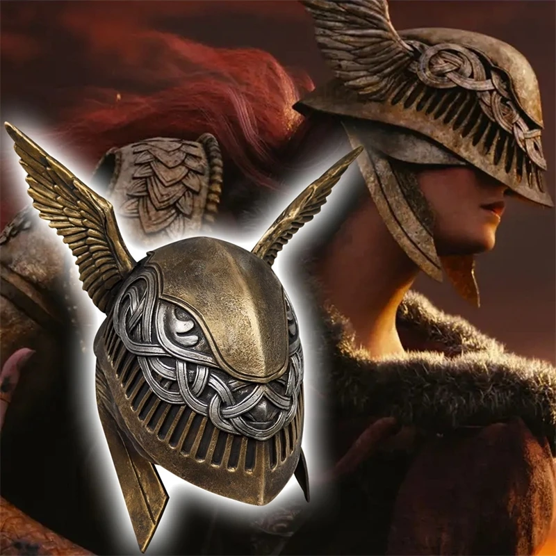 Resin Helmet Sculpture Valkyrie Style Collectible Fantasy Warrior Ornament For Home Display Table Decor Halloween Birthday Gift
Resin Helmet Sculpture Valkyrie Style Collectible Fantasy Warrior Ornament For Home Display Table Decor Halloween Birthday Gift