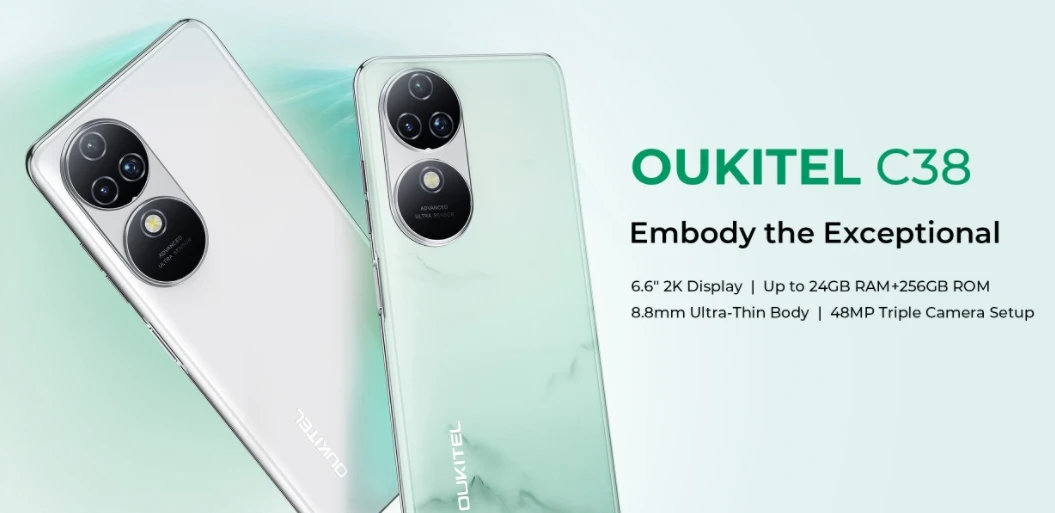 OUKITEL C38, CPU MTK8788 120Hz 6.6-inch, 4G cost-effective smartphone, 6GB RAM, 256GB ROM
OUKITEL C38, CPU MTK8788 120Hz 6.6-inch, 4G cost-effective smartphone, 6GB RAM, 256GB ROM