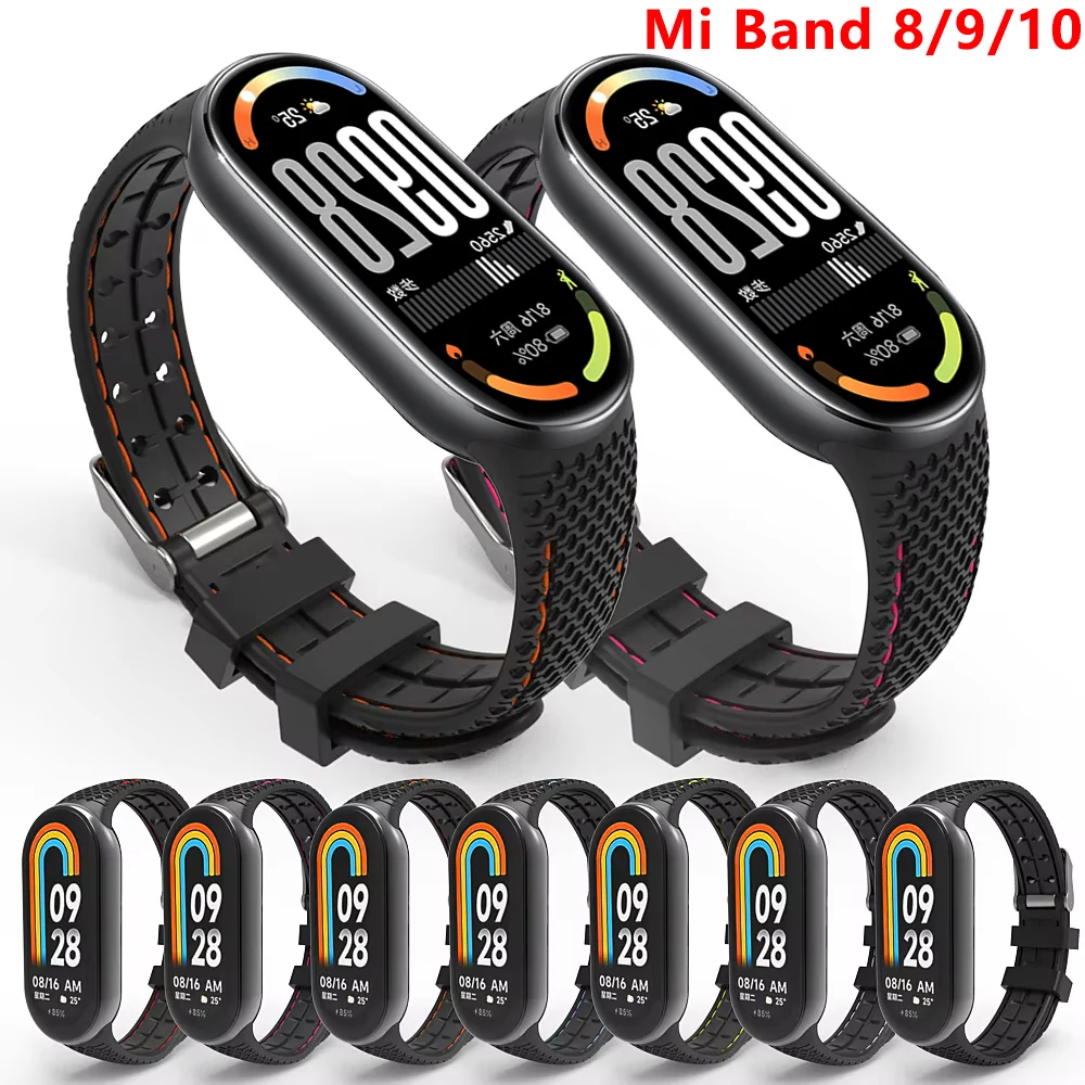 Ремешок силиконовый для Mi Band 8 9, резиновый сменный Браслет для умных часов Xiaomi Mi Band 8
Ремешок силиконовый для Mi Band 8 9, резиновый сменный Браслет для умных часов Xiaomi Mi Band 8