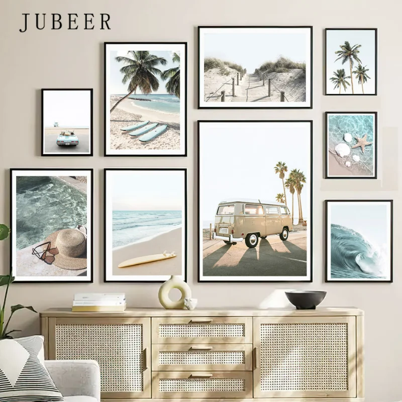 Summer Ocean Sea Wave Poster Beach Surfboard Bus Tree Canvas Painting Travel Vacation Nordic Wall Art Picture Home Decor
Summer Ocean Sea Wave Poster Beach Surfboard Bus Tree Canvas Painting Travel Vacation Nordic Wall Art Picture Home Decor