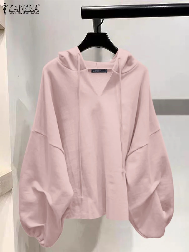 ZANZEA Women Drawstring Tops Vintage Solid Color Hoodies Fashion Hooded Collar Knitted Sweatshirt Casual Loose Long Sleeve Tunic
ZANZEA Women Drawstring Tops Vintage Solid Color Hoodies Fashion Hooded Collar Knitted Sweatshirt Casual Loose Long Sleeve Tunic