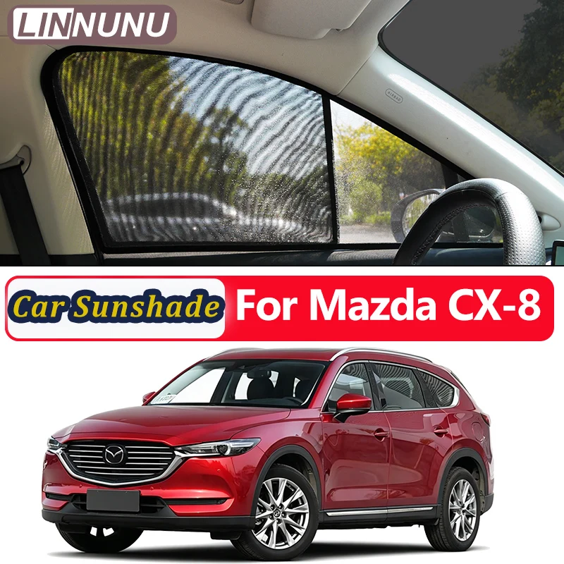 LINNUNU For Mazda CX-8 2017-2023 accessories Car sunshade Curtain Window Mesh Magnetic Sun Shade UV Protection Privacy Blocking
LINNUNU For Mazda CX-8 2017-2023 accessories Car sunshade Curtain Window Mesh Magnetic Sun Shade UV Protection Privacy Blocking