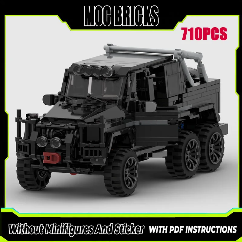 New MOC building block vehicle model improved version G63 off-road sports car children's toy gift DIY assembly set
New MOC building block vehicle model improved version G63 off-road sports car children's toy gift DIY assembly set