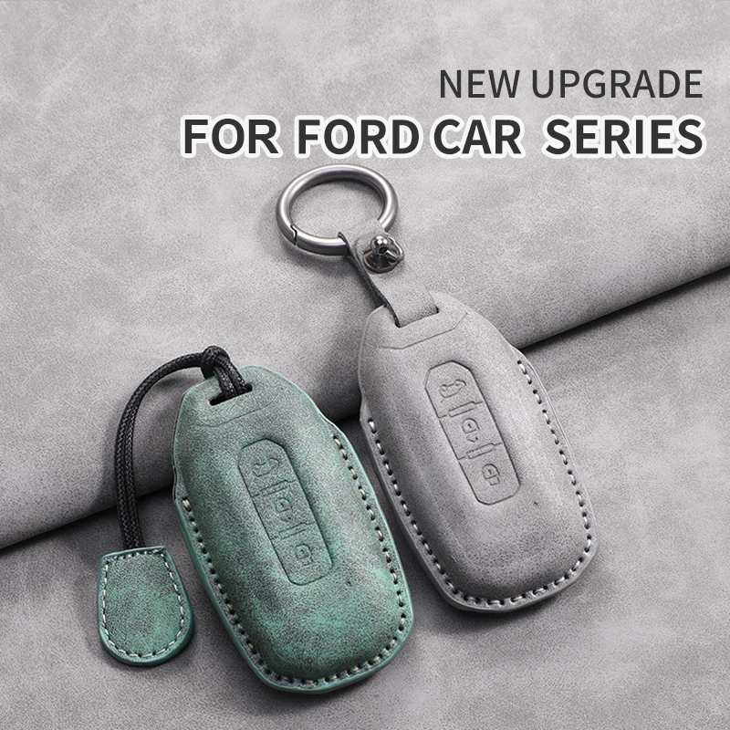 Leather Car Remote Key Case Cover For Ford Tourneo Custom 2024 Equator Sport Equator For JMC Territory Keychain Auto Accessories
Leather Car Remote Key Case Cover For Ford Tourneo Custom 2024 Equator Sport Equator For JMC Territory Keychain Auto Accessories