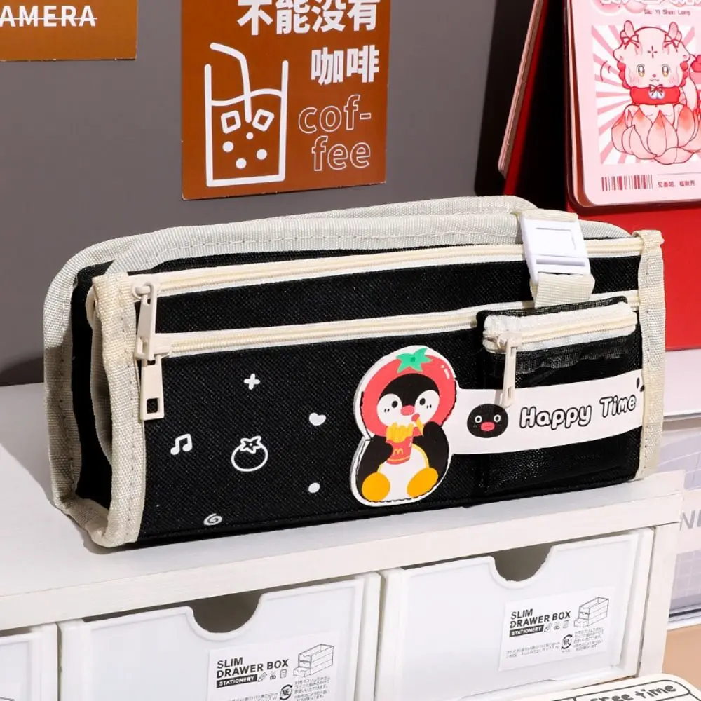 Stationery Kawai Oxford Pencil Bag Creative Cute Penguin Pen Case High Capacity Portable Stationery Storage Bag School Supplies
Stationery Kawai Oxford Pencil Bag Creative Cute Penguin Pen Case High Capacity Portable Stationery Storage Bag School Supplies