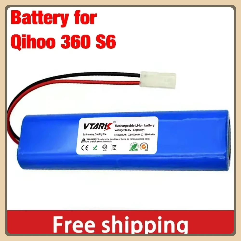Новый аккумулятор 14,4 В для Qihoo360 S9 X95 X90, аккумулятор для подметальной машины Eufy L70 L10, сменные аккумуляторы для робота-пылесоса 
Новый аккумулятор 14,4 В для Qihoo360 S9 X95 X90, аккумулятор для подметальной машины Eufy L70 L10, сменные аккумуляторы для робота-пылесоса
