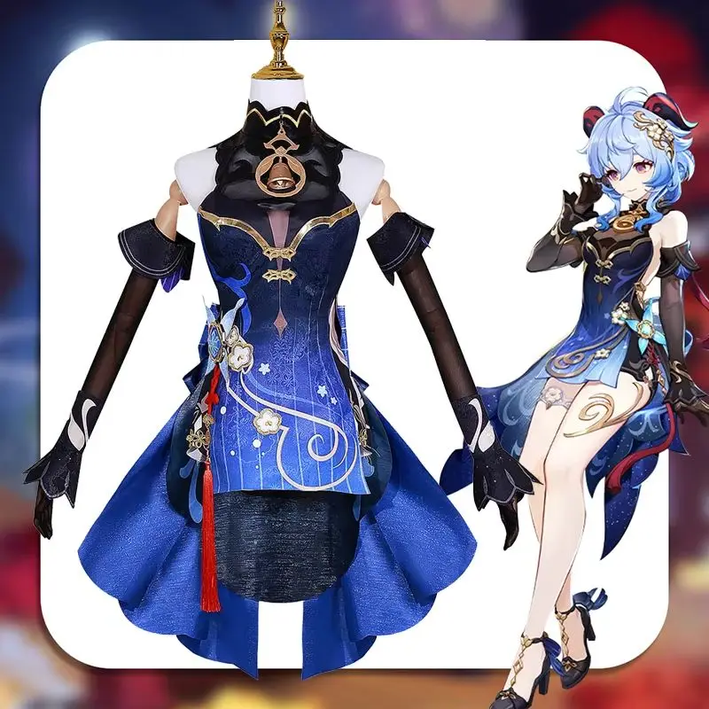 Genshin Impact Ganyu Sea Lantern Festival Косплей Костюм Сексуальный Синий Cheongsam Женское Весеннее Сексуальное Платье Наряд A
Genshin Impact Ganyu Sea Lantern Festival Косплей Костюм Сексуальный Синий Cheongsam Женское Весеннее Сексуальное Платье Наряд A