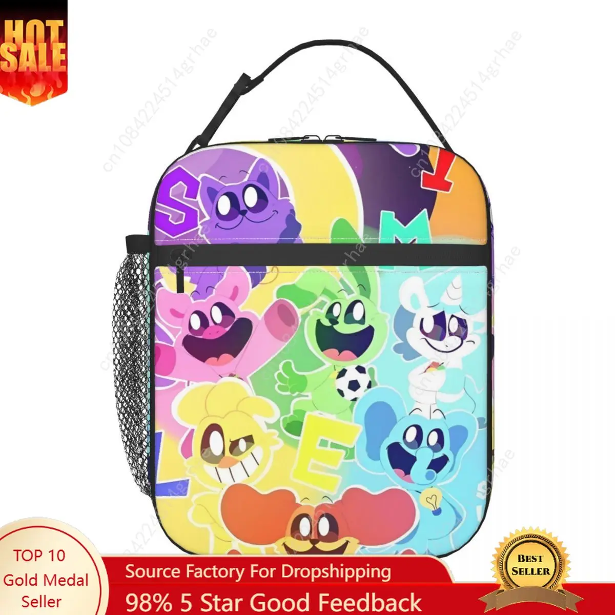 Smiling Critters Accessories Insulated Lunch Tote Bag For Outdoor Food Storage Bag Reusable Thermal Cooler Lunch Boxes
Smiling Critters Accessories Insulated Lunch Tote Bag For Outdoor Food Storage Bag Reusable Thermal Cooler Lunch Boxes