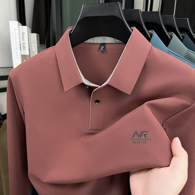Luxury Quality Men's Lapel Polo Shirt Autumn New Arrival Exquisite Letter Print Long Sleeve T-Shirt Business Office Men's Wear
Luxury Quality Men's Lapel Polo Shirt Autumn New Arrival Exquisite Letter Print Long Sleeve T-Shirt Business Office Men's Wear