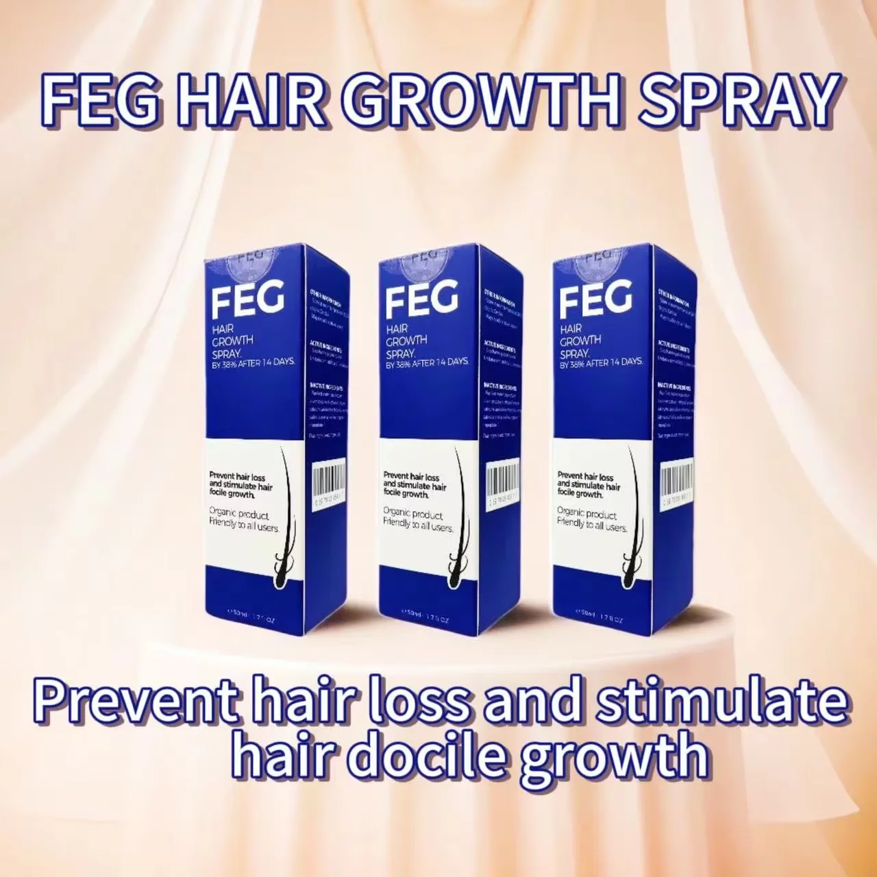 3 PCS FEG hair growth spray original Anti Hair Loss Hair Growth Treatment Oil -50ML
3 PCS FEG hair growth spray original Anti Hair Loss Hair Growth Treatment Oil -50ML