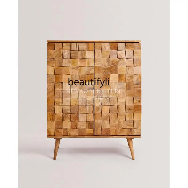 Nordic solid wood dining side cabinet, log wind decorative entrance cabinet, designer entrance hall cabinet
Nordic solid wood dining side cabinet, log wind decorative entrance cabinet, designer entrance hall cabinet