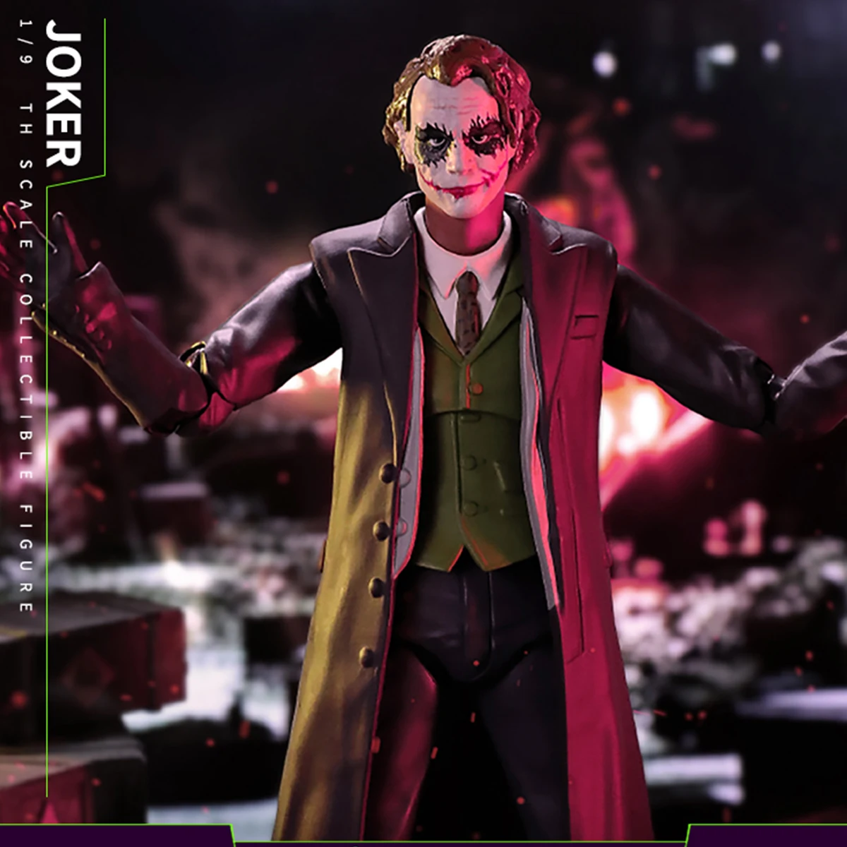 HiPlay Fondjoy Collectible Figure Full Set Heath Ledger Joker 1:9 Scale Miniature Action Figurine Joker
HiPlay Fondjoy Collectible Figure Full Set Heath Ledger Joker 1:9 Scale Miniature Action Figurine Joker