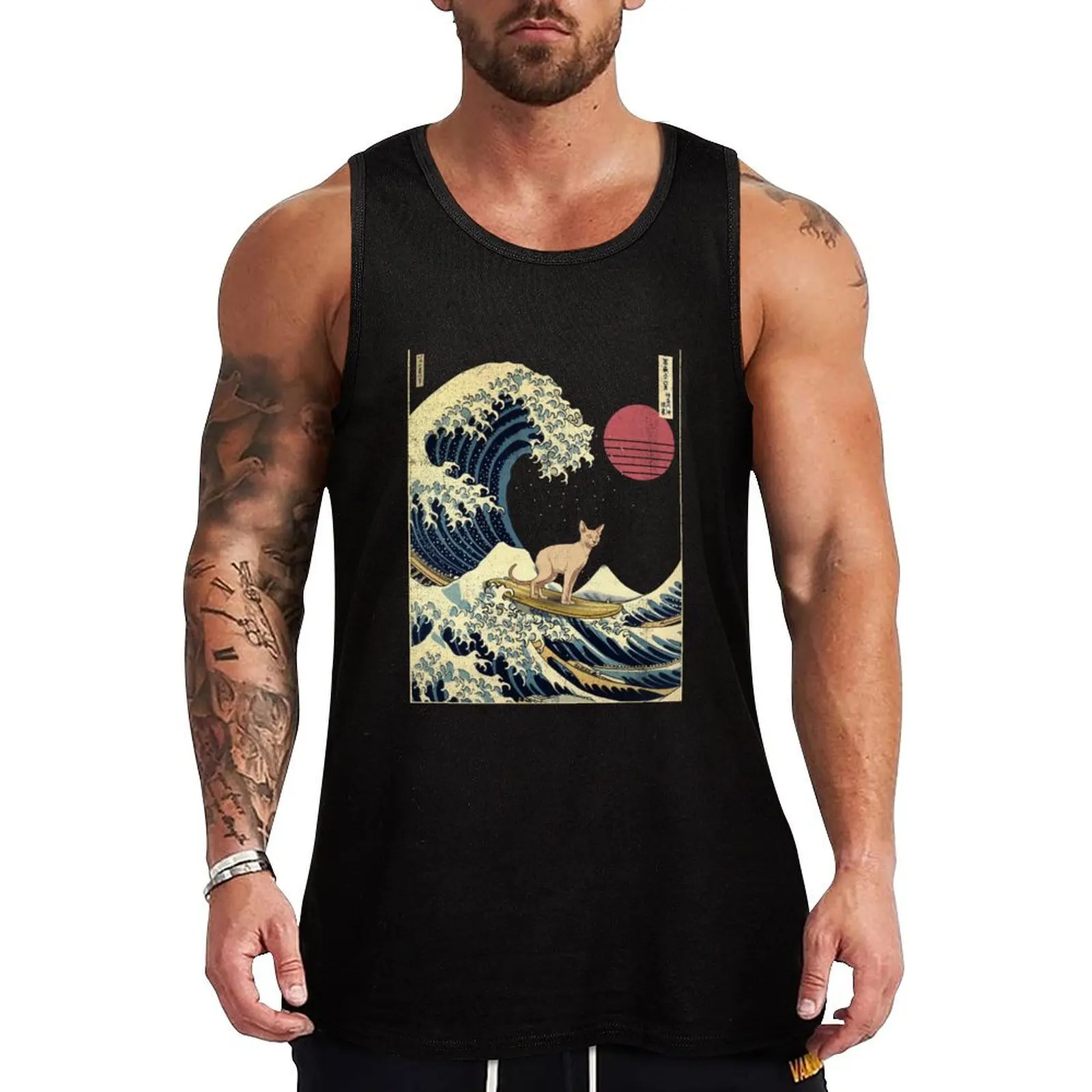 Oriental Shorthair Cat Kanagawa Japanese Surfing Wave Tank Top Street Casual Tank Top Urban Sleeveless Shirt
Oriental Shorthair Cat Kanagawa Japanese Surfing Wave Tank Top Street Casual Tank Top Urban Sleeveless Shirt