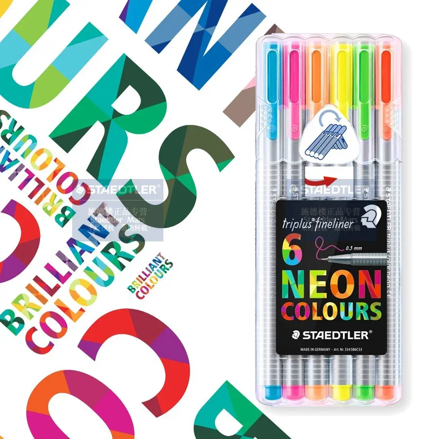 Германия STAEDTLER 334 SB6CS3 хайлайтер гелевая ручка Fiber Fine Line Pen 2015, осенний новый тонкий хайлайтер, набор из 6 цветов
Германия STAEDTLER 334 SB6CS3 хайлайтер гелевая ручка Fiber Fine Line Pen 2015, осенний новый тонкий хайлайтер, набор из 6 цветов