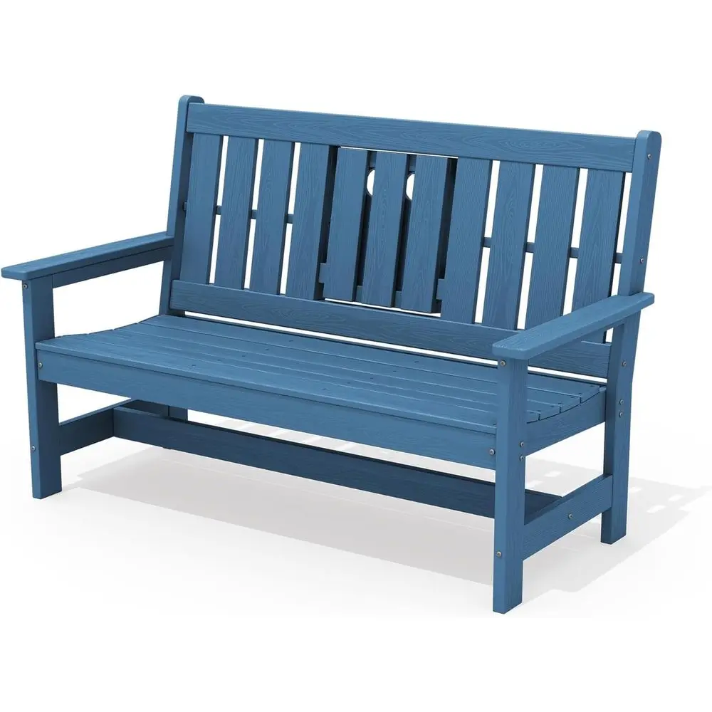 3-Person Weather-Resistant Outdoor Bench with Cup Holders, High Backrest, and Wide Armrests for Garden, Park, or Front Porch - N
3-Person Weather-Resistant Outdoor Bench with Cup Holders, High Backrest, and Wide Armrests for Garden, Park, or Front Porch - N