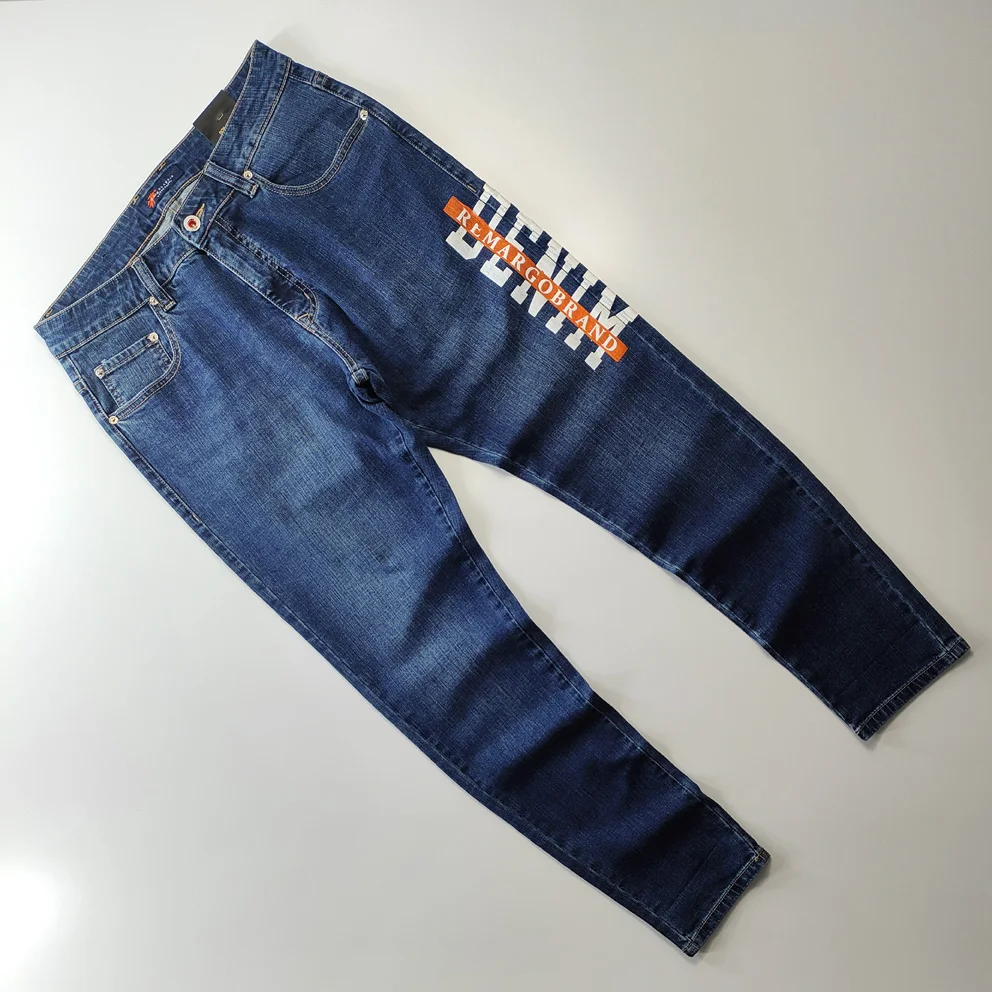 Four-Season Men's Slim Fit Jeans Micro Elastic Waed Casual Long Trousers mid Waist Cotton Stretch Denim Faion ular
Four-Season Men's Slim Fit Jeans Micro Elastic Waed Casual Long Trousers mid Waist Cotton Stretch Denim Faion ular