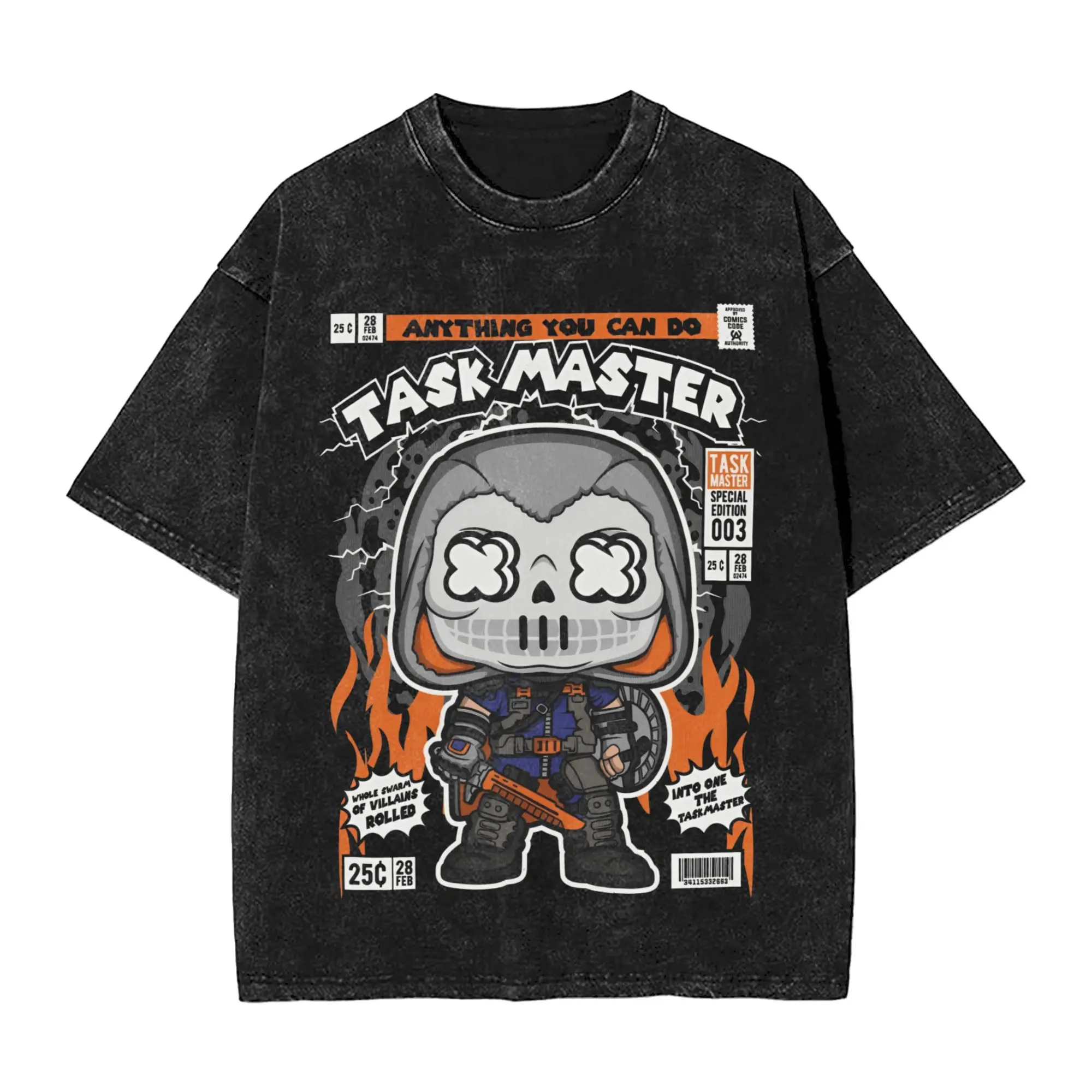 Men's Thunderbolts Taskmaster T-Shirts Tops Summer Vintage Short-Sleeve T-Shirt O-Neck Fashion Loose Tshirt Hot Sale
Men's Thunderbolts Taskmaster T-Shirts Tops Summer Vintage Short-Sleeve T-Shirt O-Neck Fashion Loose Tshirt Hot Sale