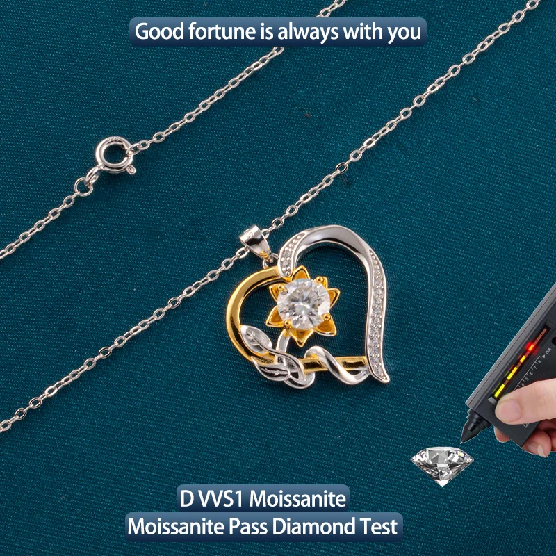 S925 Silver Moissanite Love Pendant Necklace Sweet and Premium Light Luxury Design Gift for Women Valentine's Day Surprise
S925 Silver Moissanite Love Pendant Necklace Sweet and Premium Light Luxury Design Gift for Women Valentine's Day Surprise