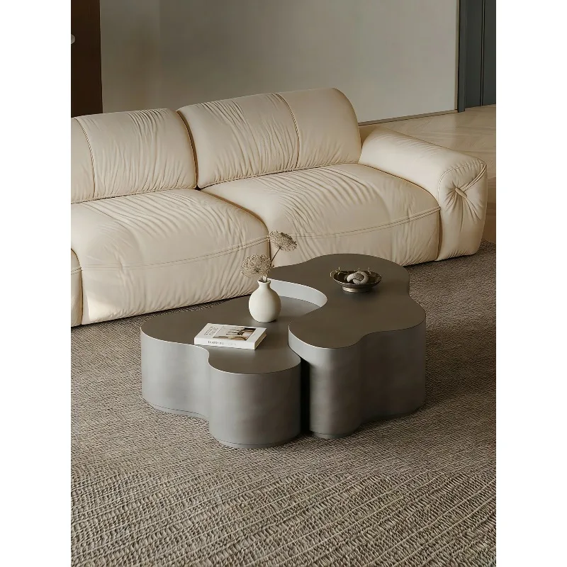Italian minimalist cloud coffee table combination, special-shaped designer living room home creative metal paint
Italian minimalist cloud coffee table combination, special-shaped designer living room home creative metal paint