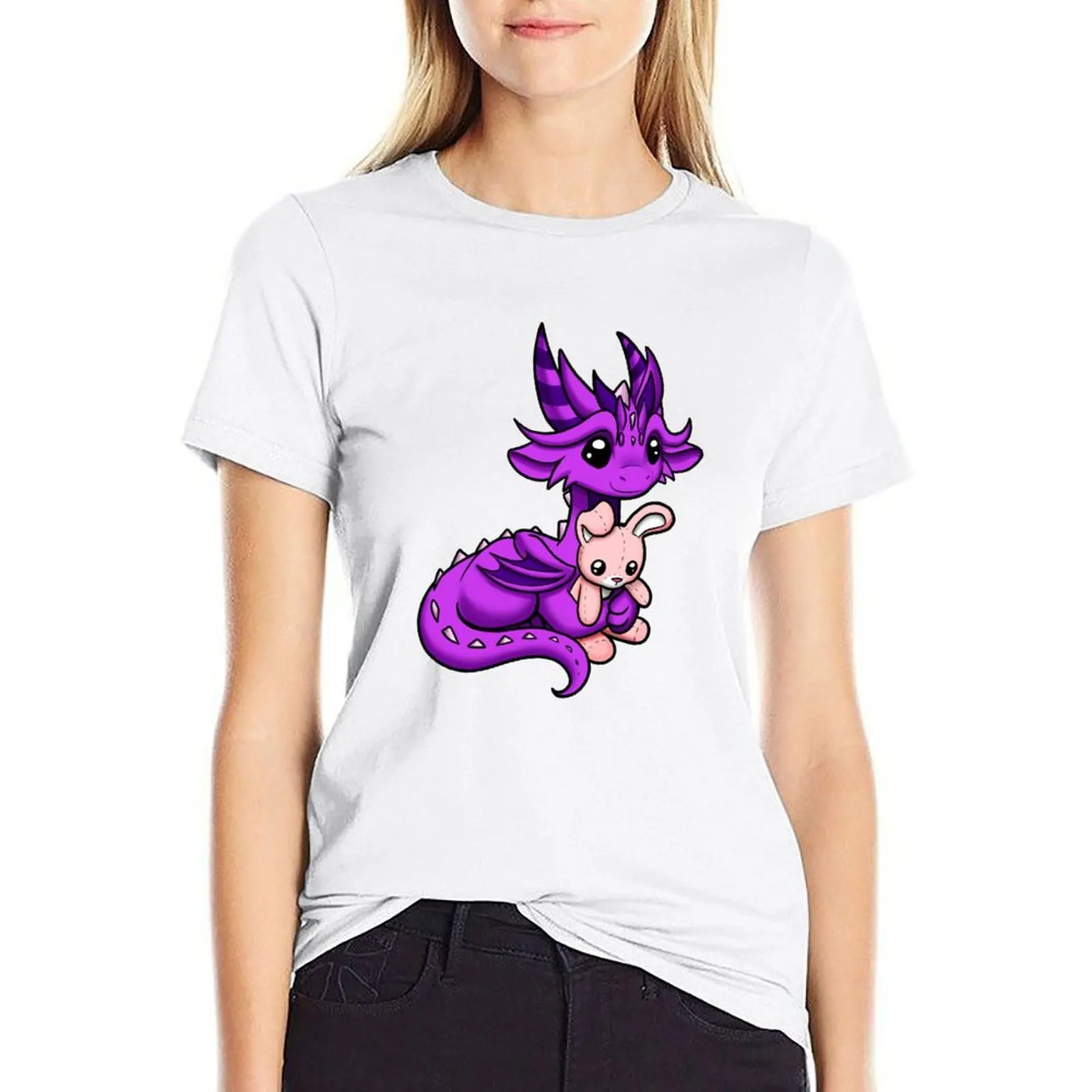 Dragon with Bunny Plushie T-shirt tops summer top shirts graphic tees spring clothes Women 2024
Dragon with Bunny Plushie T-shirt tops summer top shirts graphic tees spring clothes Women 2024