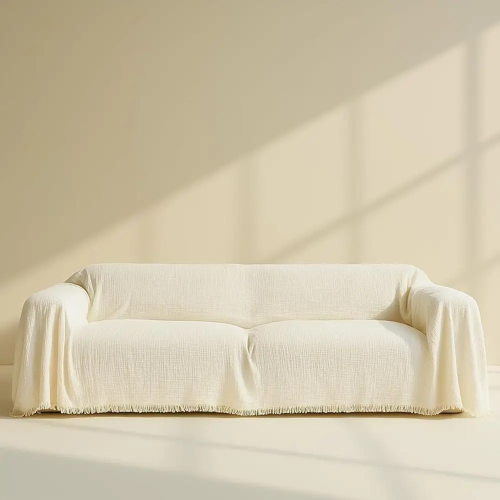 Cloud Like Soa Cover %100 e Cotton, Gauze Couch Covers or Sectional, 3 Seater, 4 Seater Soa, Extra Large 4 Layered Muslin Natura
Cloud Like Soa Cover %100 e Cotton, Gauze Couch Covers or Sectional, 3 Seater, 4 Seater Soa, Extra Large 4 Layered Muslin Natura