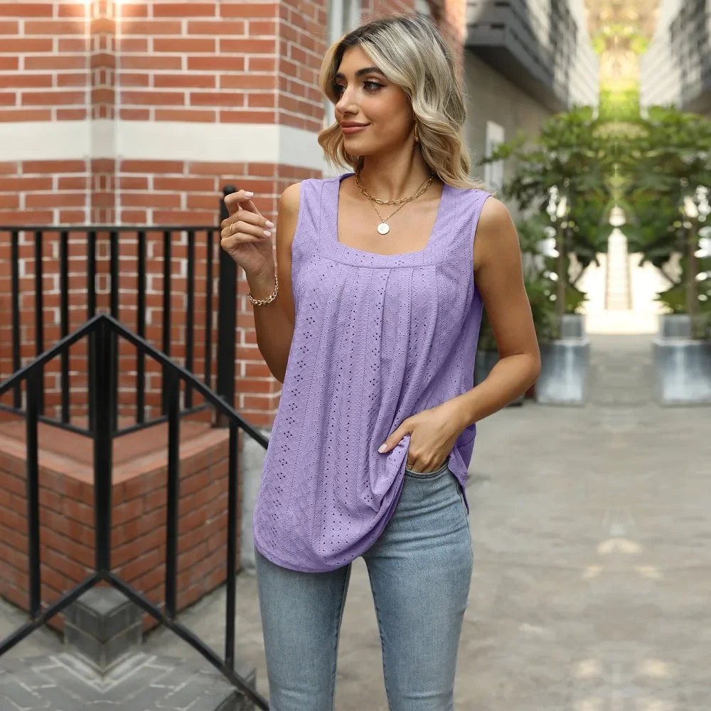 Women's Blouses & Shirts for Women Elegant Clothes Korean Trend 2024 Sleeveless Pink Black White Sun Top Summer Clothing
Women's Blouses & Shirts for Women Elegant Clothes Korean Trend 2024 Sleeveless Pink Black White Sun Top Summer Clothing